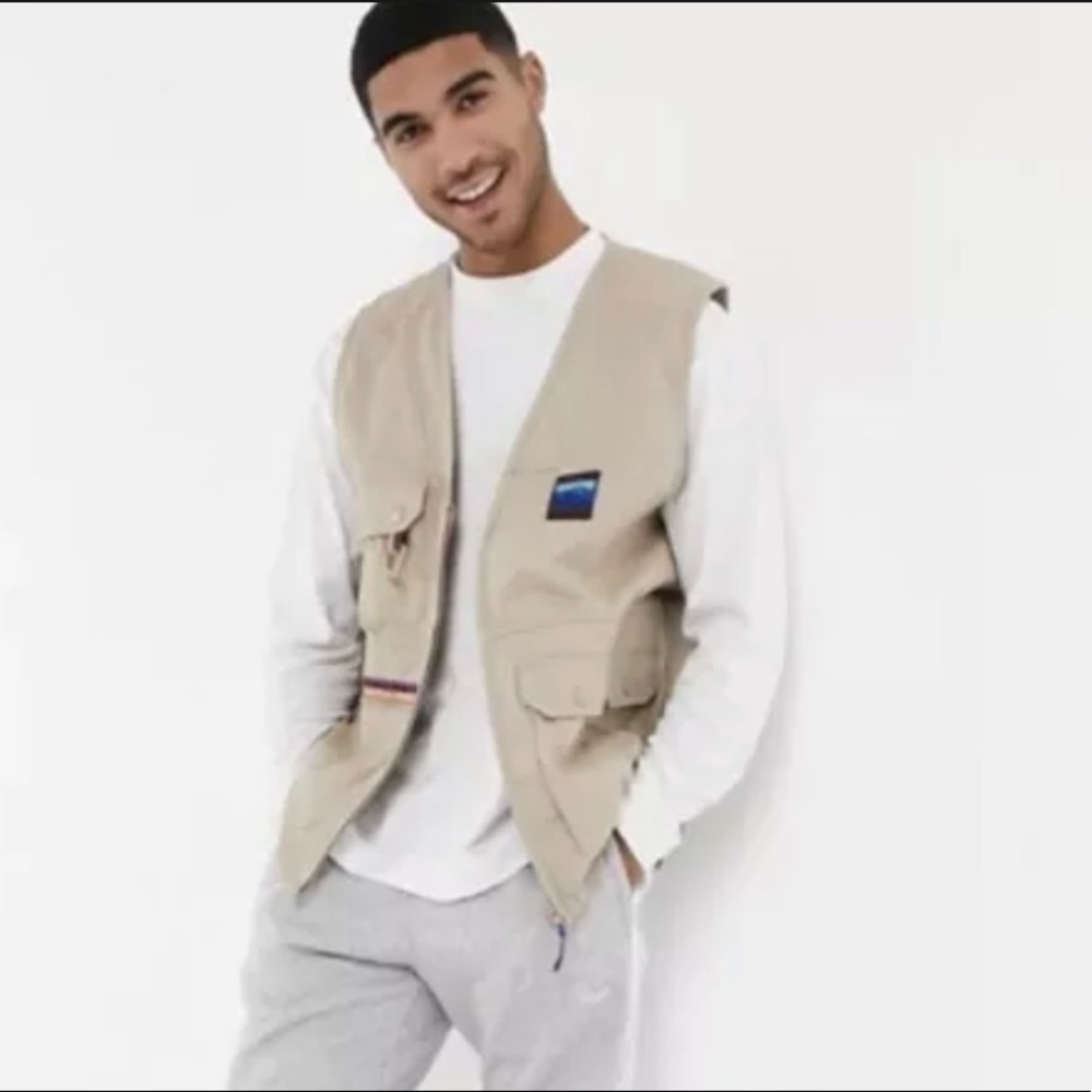 Adidas khaki Vest Jacket